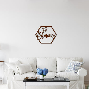 Octagon Name Sign